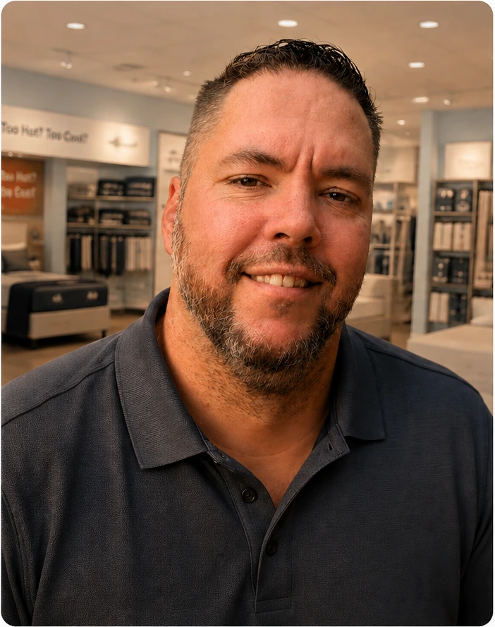 Chad, Store Manager at Sleep Number Harrisonburg