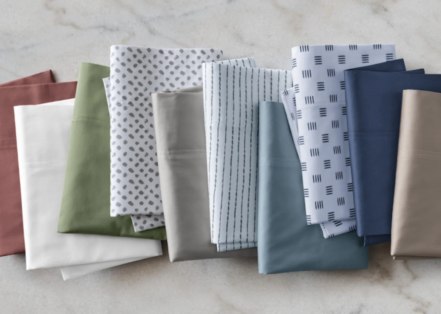 Selection of sheet colors